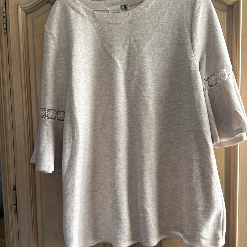 Casual fleece-like top